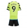 Arsenal Gabriel Jesus #9 Bortedraktsett Barn 2023-24 Kortermet (+ korte bukser)